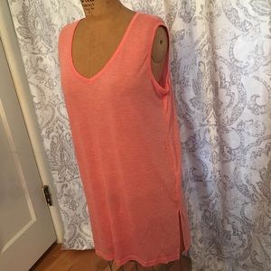 Old navy salmon pink tunic tank